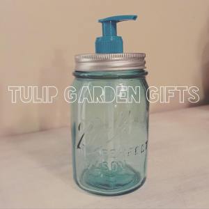 Vintage Mason Jar Soap Dispenser by Tulip Garden Gifts